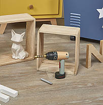 Ігровий набір Janod J06474 — дитяча дриль із насадками, дерев’яна, фото 2