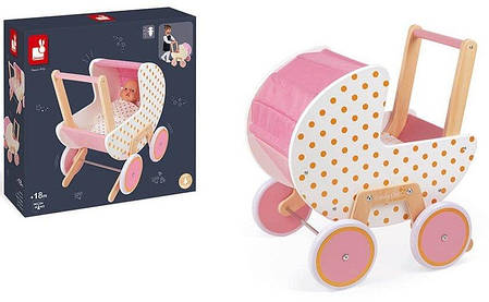 Візок Janod Candy Chic для ляльок, фото 1