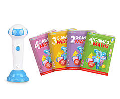 Книги Smart Koala Ігри математики 1–4 (SKB1234GM) — комплект 4 шт., інтерактивні