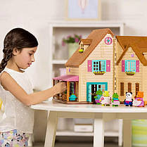 Ігровий набір Li’l Woodzeez WZ6749Z — великий котеджний будинок для фігурок, фото 2