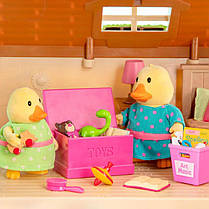 Ігровий набір Li’l Woodzeez WZ6749Z — великий котеджний будинок для фігурок, фото 3