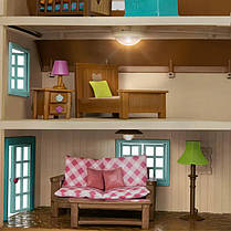 Ігровий набір Li’l Woodzeez WZ6749Z — великий котеджний будинок для фігурок, фото 4