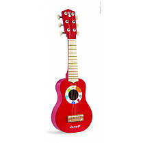 Музичний інструмент Janod Моя перша гітара — червона, дитяча, фото 3