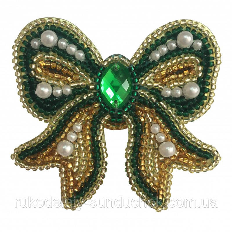 Набір для вишивки брошки "Бантик", фото 1