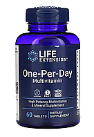 Мультивитамины One-Per-Day - 60 таблеток - Life Extension