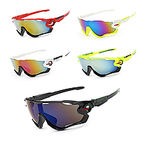 Велосипедные очки, спортивные ветрозащитные очки, солнцезащитные ультрафиолетовые очки 5 цветов