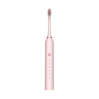 Ультразвуковая зубная щетка с 4 насадками Sonic Toothbrush X-3 Pink