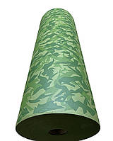 Флизелин (Спанбонд) 70гр/м2 Камуфляж №3 на зелёной основе (ширина 1м, длинна 300м)
