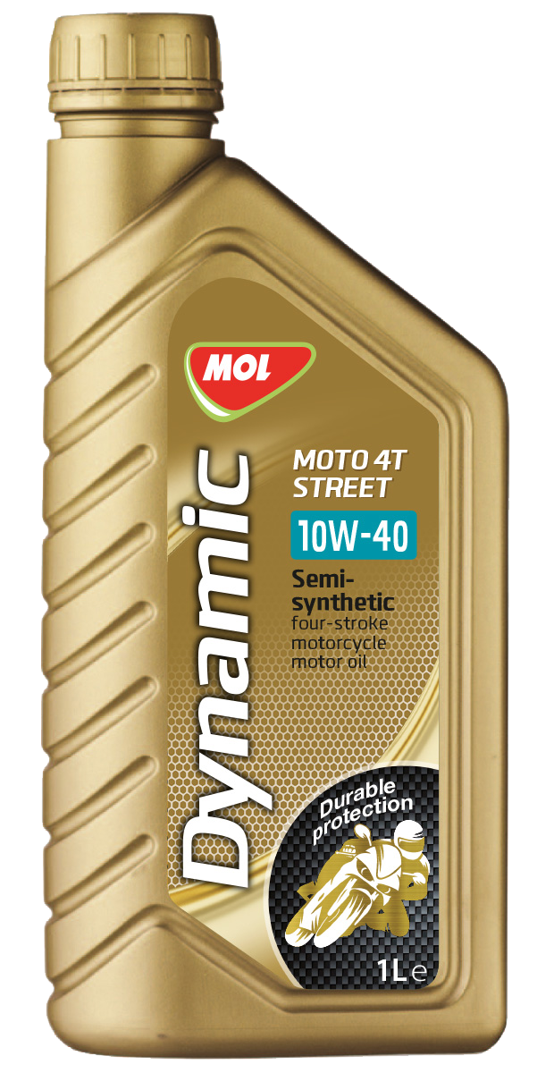 Олива моторна Dynamic Moto 4T Street 10W-40-1 л (13301132) MOL