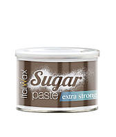 Цукрова паста для депіляції в банці ItalWax "EXTRA STRONG", (тверда), 600 г (400 мл)
