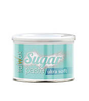 Цукрова паста для депіляції в банці ItalWax "ULTRA SOFT" (м'яка), 600 г (400 мл)