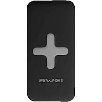 Зовнішній зарядний пристрій Power Bank AWEI P98K з бездротовою зарядкою Black