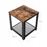 Тумба приліжкова LET41X у стилі лофт, фото 3