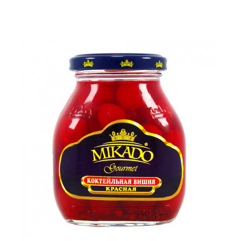 

Коктейльная вишня (красная) MIKADO,314 мл.