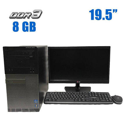 Комплект ПК: Dell OptiPlex 3010 Tower / Intel Core i3-3220 (2 (4) ядра по 3.3 GHz) / 8 GB DDR3 / 250 GB HDD /, фото 1