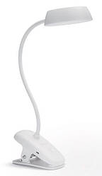 Лампа настільна Philips LED Reading Desk lamp Donutclip 3W, 4000K, 1200mAh (Lithium battery), білий