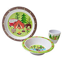 Детский сервиз столовый Gimex Tableware Kids 3 Pieces 1 Person Adventure