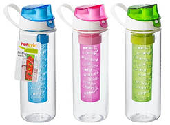 Пляшка HEREVIN Fruit MIX BGP з інфузером 0.65 л д/спорту