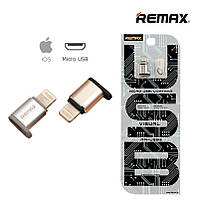 Переходник REMAX Micro-Lightning RA-USB2 Silver