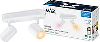 Светильник точечный накладной умный WiZ IMAGEO Spots, 2х5W, 2200-6500K, RGB, Wi-Fi, белый