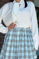Блуза жіноча білого кольору розмір 42-48 159266L