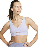 Топ женский Nike W NK DF INDY PLUNGE CUTOUT BRA светло-фиолетовый DV9837-536