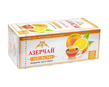 Чай чорний Azercay "Апельсин", 1,8 г * 25 шт (ароматизований чай у пакетиках)