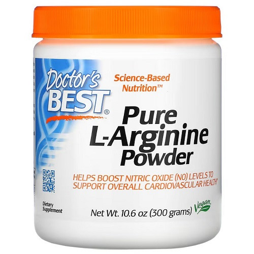 Аргинин Doctor's Best Pure L-Arginine Powder (300 грамм.) - фото 1 - id-p1888805430