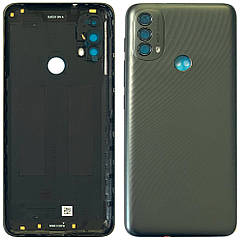 Задня кришка Motorola Moto E40 XT2159 (чорна оригінал Китай без скла камери)