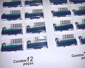 Станки для гоління одноразові пластмасові сині WETELL Comfort  24шт/11см, фото 2