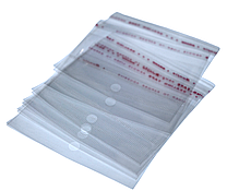 Пакети Фасувальні поліетиленові з клейкою стрічкою 8х8см з отвором/0.3мм/20шт, фото 3