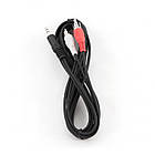 Аудіо-кабель Cablexpert 3.5 мм - 2хRCA (M/M), 5 м, Black (CCA-458-5M), фото 4
