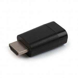 Адаптер Cablexpert HDMI — VGA (M/F), Black (A-HDMI-VGA-001)