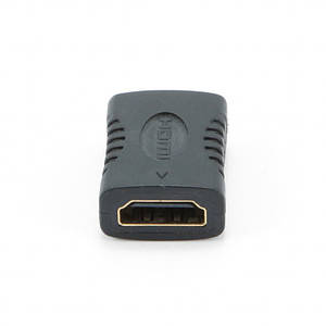 Адаптер Cablexpert HDMI — HDMI (F/F), F19, Black (A-HDMI-FF)