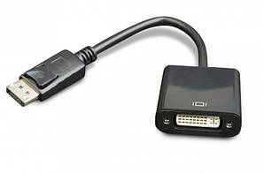 Адаптер Cablexpert DisplayPort — DVI (M/M), 0.1 м, Black (A-DPM-DVIF-002)