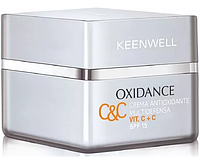 Крем дневной антиоксидантный мультизащитный с витаминами C+C, SPF15 Keenwell 50 мл