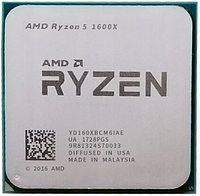 Процессор AMD Ryzen 5 1600x 3.6-4.0GHz 6 ядер 12 потоков 16Mb 95W AM4 бв