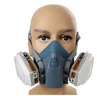 Полумаска 3M 7500 (7502) + фильтра полный комплект