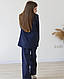 Стильний костюм для дівчаток піджак і штани палаццо, розміри на зріст 134 — 164 + Відеообзор, фото 7