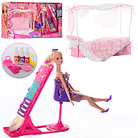 Барбі з набором спальня 66875