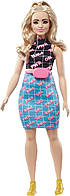 Кукла Барби Модница в комплекте с принтом "GRL PWR" Barbie Fashionistas Girl Power Print Outfit 202 HJT01