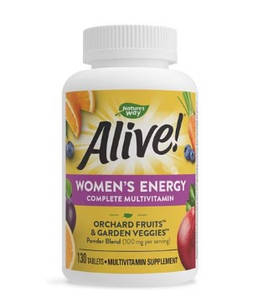 Nature's Way Alive! Women's Energy Complete Multivitamin Мультивітамінний комплекс для жінок, 130 таб. До 10/2025