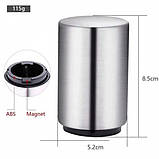 Автоматична відкритка для пляшок металева з магнітною кришкою, фото 5