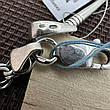 Срібний комплект двостороння Сокира Перуна з ланцюжком бісмарк 925 проба, фото 4