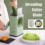 Подрібнювач овочів 3в1 Ручна овочерізка VEGETABLE CUTTER, фото 5