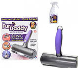 Портативна щітка-ролер для видалення вовни тварин Fur Daddy / Електричний валик для чищення поверхонь від вовни, фото 4