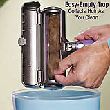 Портативна щітка-ролер для видалення вовни тварин Fur Daddy / Електричний валик для чищення поверхонь від вовни, фото 6