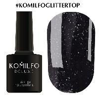 Гель-лак Komilfo Glitter Top Топ для гель-лака с мелким шиммером, 8 мл