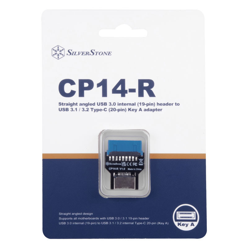 Адаптер USB-C 3.1 Silverstone CP14-R
