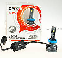 LED лампа основного света DriveX серии AL-01 H11 6000K 50W 9-16V